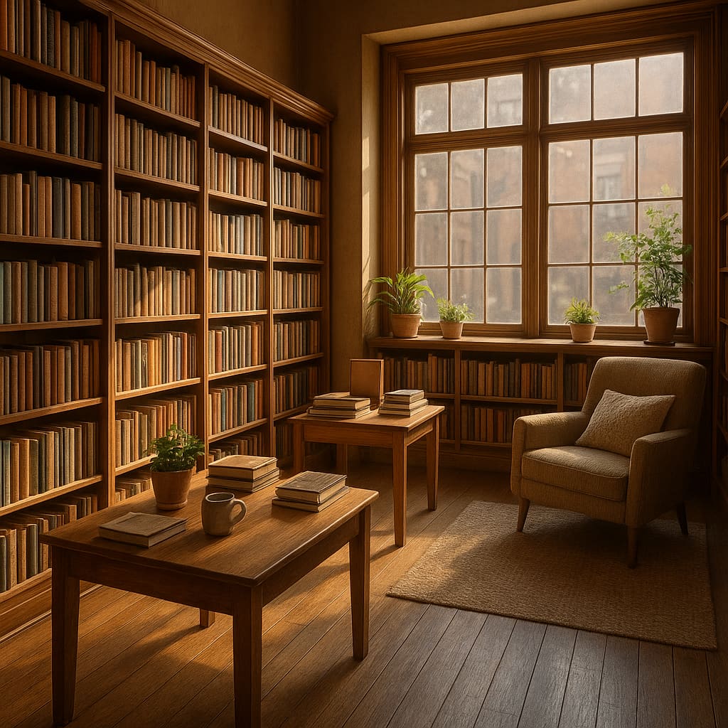 Buchhandlung Innenraum